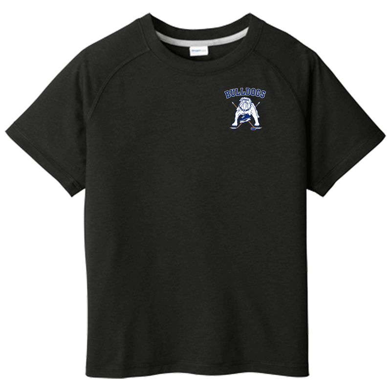 Chicago Bulldogs Youth PosiCharge Tri-Blend Wicking Raglan Tee